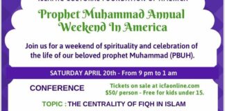 Prophet Muhammad Annual Weekend in America